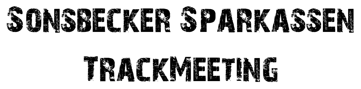 Sparkassen Track Meeting Schriftzug